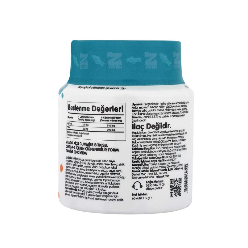 Z Takımı Bitkisel Omega 3 Gummies-4 Z Takımı Bitkisel Omega 3 Gummies
